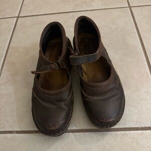 Naot Dark Brown Mary Jane Shoes